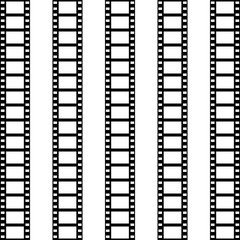 Obraz premium Seamless pattern of film strip. Vector background