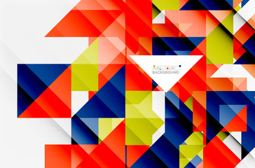 Triangle pattern design background