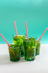 Summer mojito cocktail