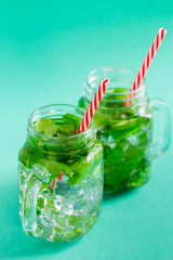 Summer mojito cocktail