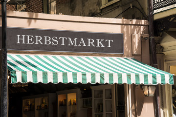 Obraz premium Schild 276 - Herbstmarkt