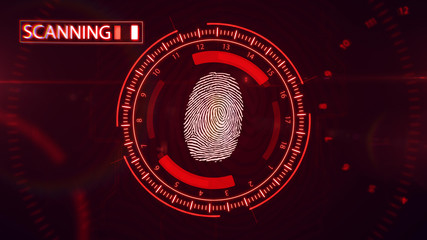 Fingerprint scanning technology.