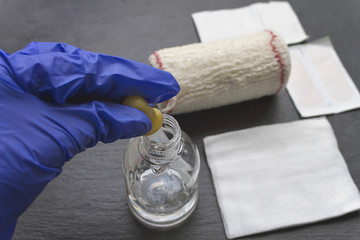 Fototapeta premium Healthcare material