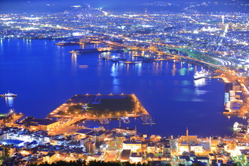 Obraz premium Hakodate night view