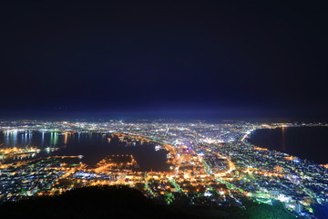 Fototapeta premium Hakodate night view