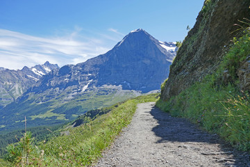 alpen: eiger, berner oberland, schweiz 
