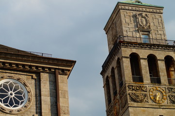 Detail des Mülheimer Rathauses