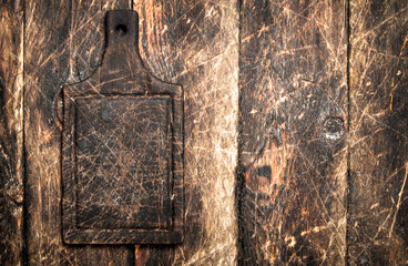 Serving background. The cutting Board.
