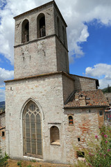 Fototapeta na wymiar Gubbio, medieval town in Umbria (Italy)