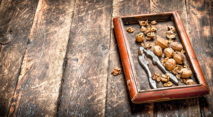 Walnuts with Nutcracker.