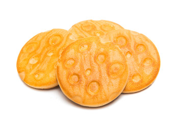 Round cookies isolated