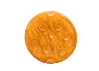 Round cookies isolated