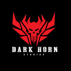 Dark horn Logo template