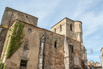 Fototapeta na wymiar Eglise du village massacré d'Oradour sur Glane, Haute Vienne, Limousin, France 