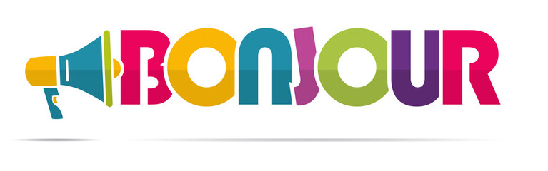 mégaphone mot : bonjour © Jérôme Rommé