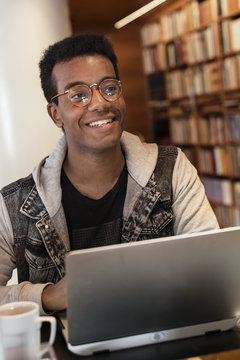 man with laptop