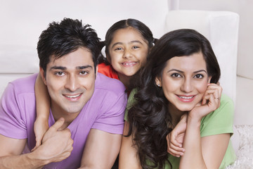 Fototapeta premium Portrait of family smiling