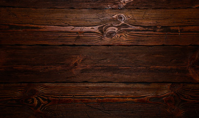 Brown wooden background.
