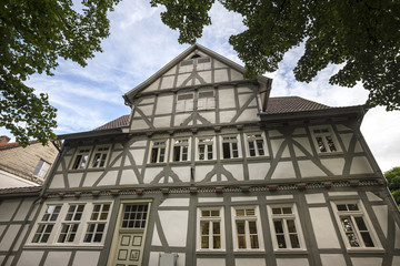 Fototapeta na wymiar eschwege historic city house hesse germany