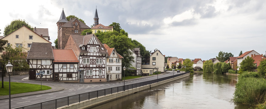 eschwege historic city hesse germany
