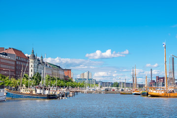 Fototapeta premium Nabrzeże Helsinek. Finlandia