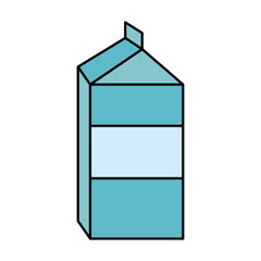blank label milk carton icon image