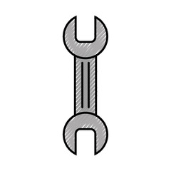 wrench tool isolated icon vector illustration design