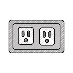 energy socket isolated icon vector illustration design