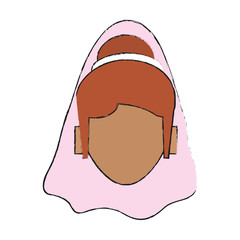 bride vector illustration