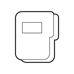 folder document isolated icon vector illustration design