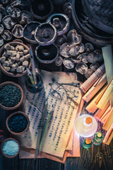 Looking for umami taste in vintage research lab