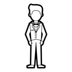 groom vector illustration