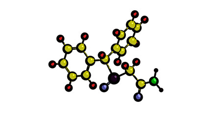 Molecular structure of Modafinil