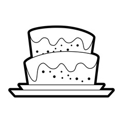 cake vector illustration