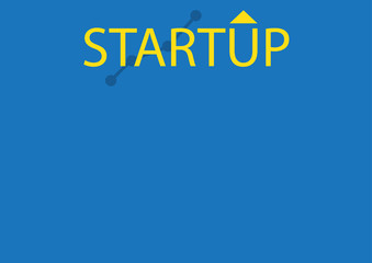 Startup Technology Background with copy space