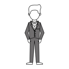 groom vector illustration
