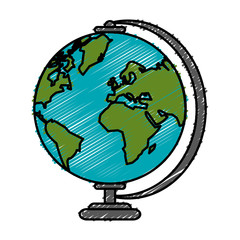 globe vector illustration