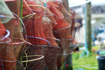 Fishing nets drying - 167221931