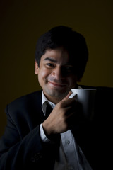 Man with a mug of tea 