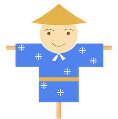 案山子　顔　かわいい　アイコン