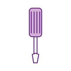 screwdriver tool isolated icon vector illustration design