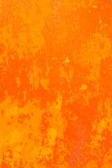 Weathered outworn floor colour play orange and yellow