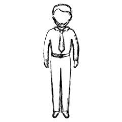 Fototapeta na wymiar elegant businessman avatar character