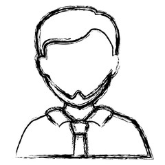 elegant businessman avatar character