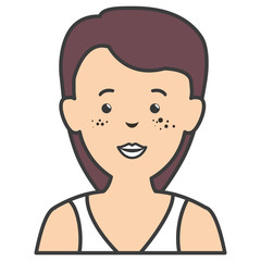 beautiful businesswoman avatar character