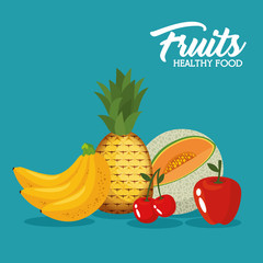 fresh organic fruit concept