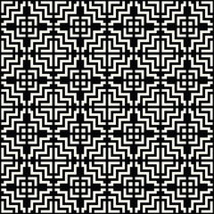 seamless geometric square lines design trippy vector pattern