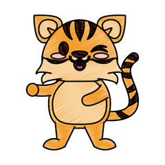 Colorful doodle over white background vector illustration