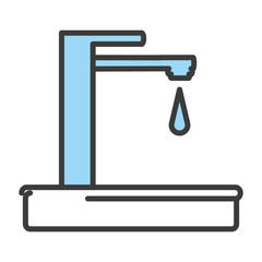 Bath symbol isolated