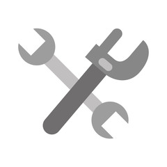 cross wrench tool isolated icon vector illustration design